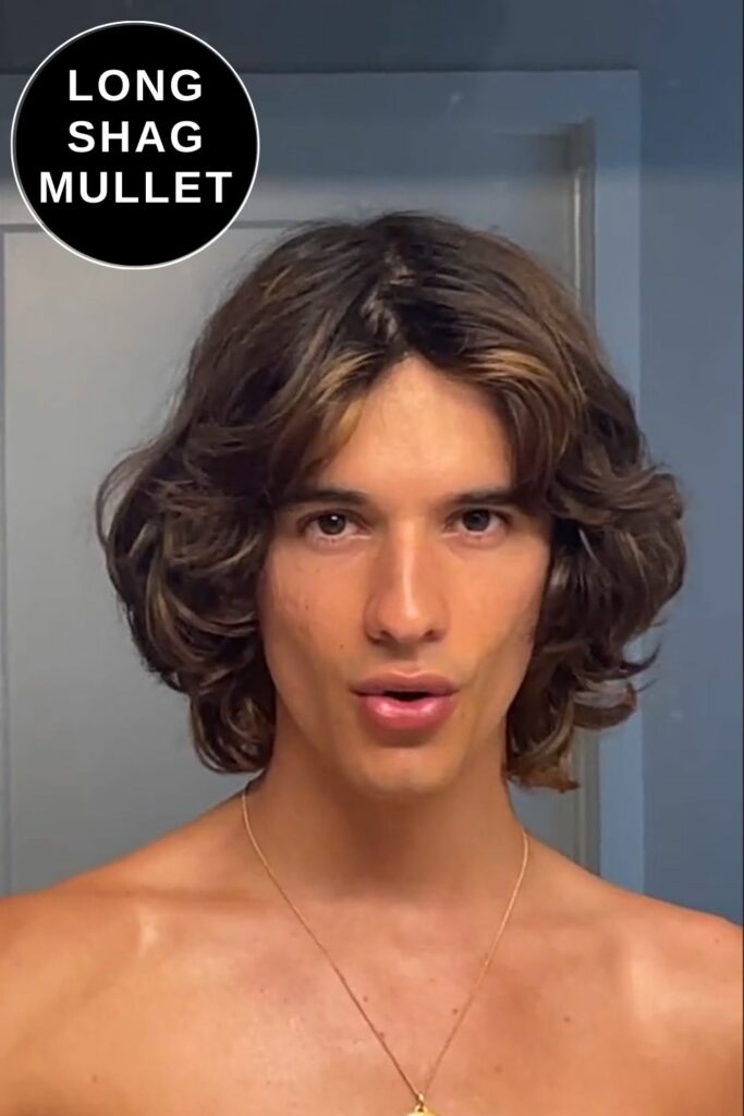 Long Shag Mullet