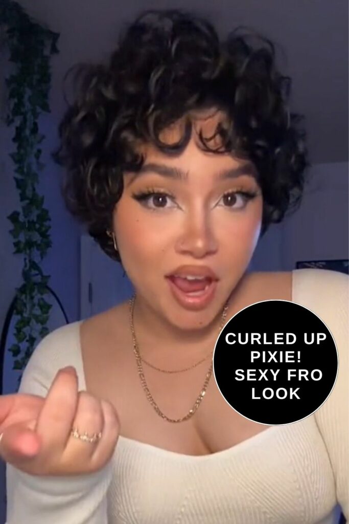 Pixie Cut Hairstyles with curls