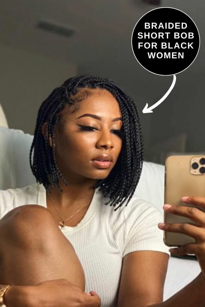 Short Bob Hairstyles in Braids