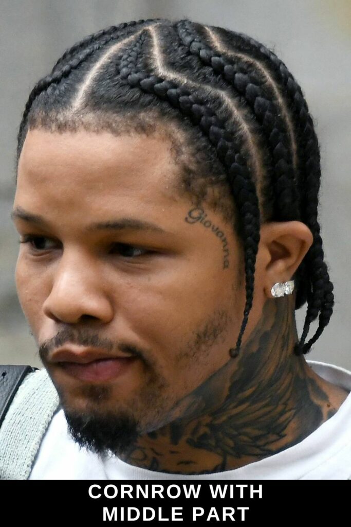 gervonta davis braids with front fade