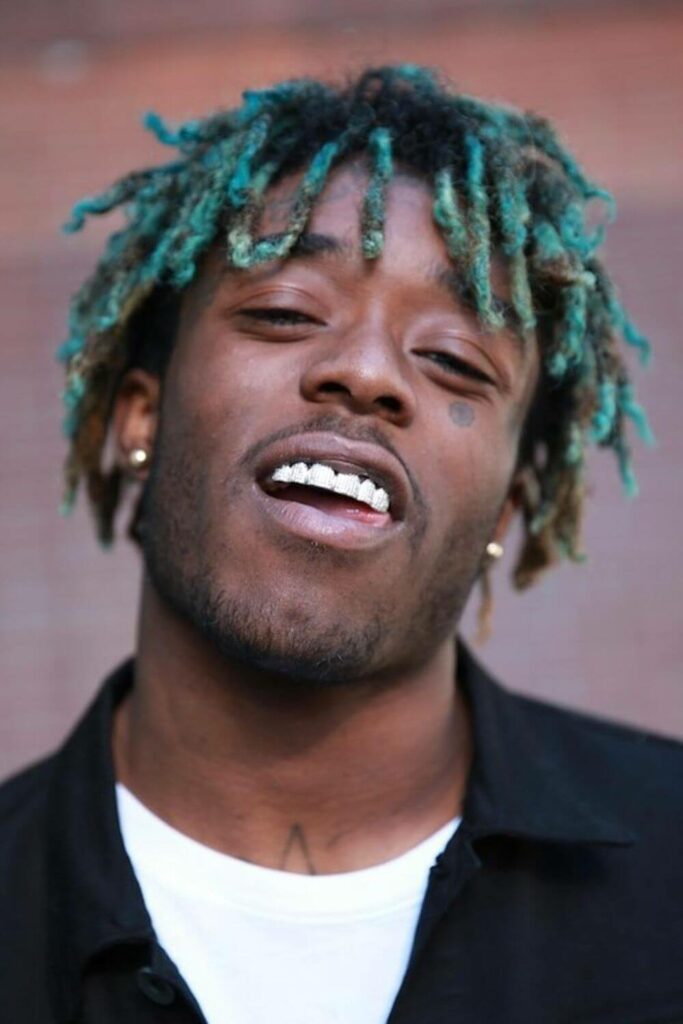 Lil Uzi Vert hair in green