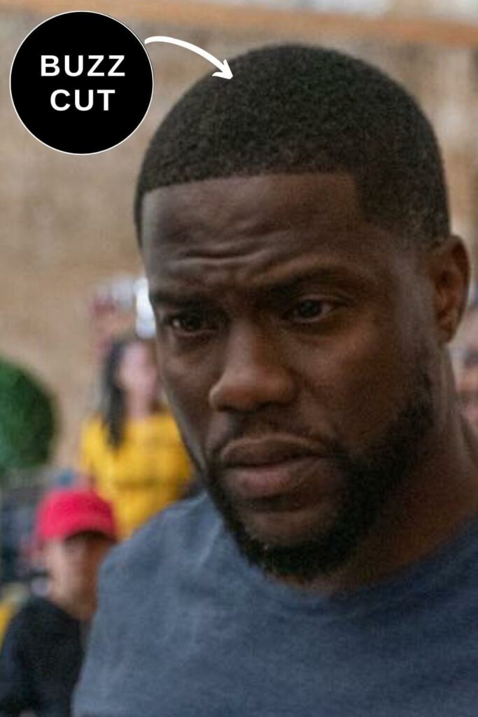 Kevin Hart Hair in a Buzz Cut