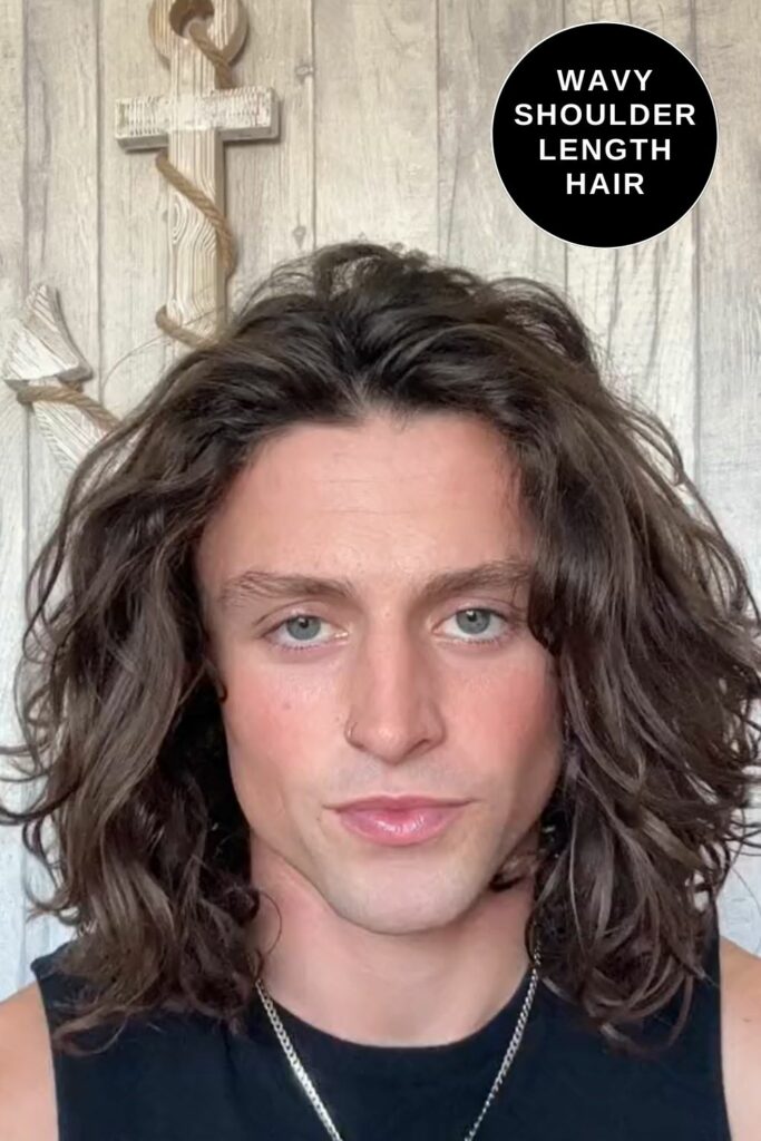 Wavy Shoulder Length Hair
