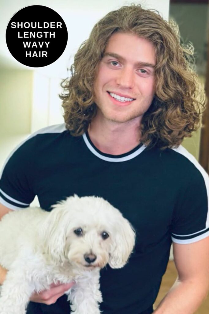Shoulder Length Wavy Hair