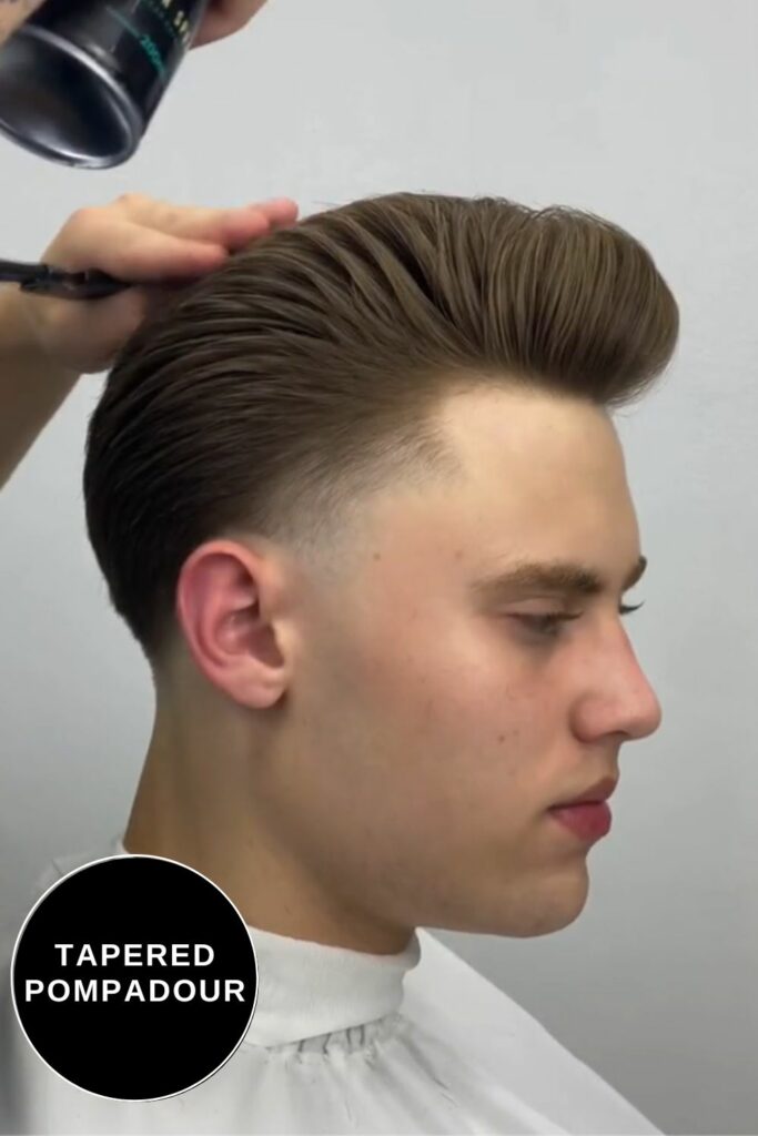 Tapered Pompadour
