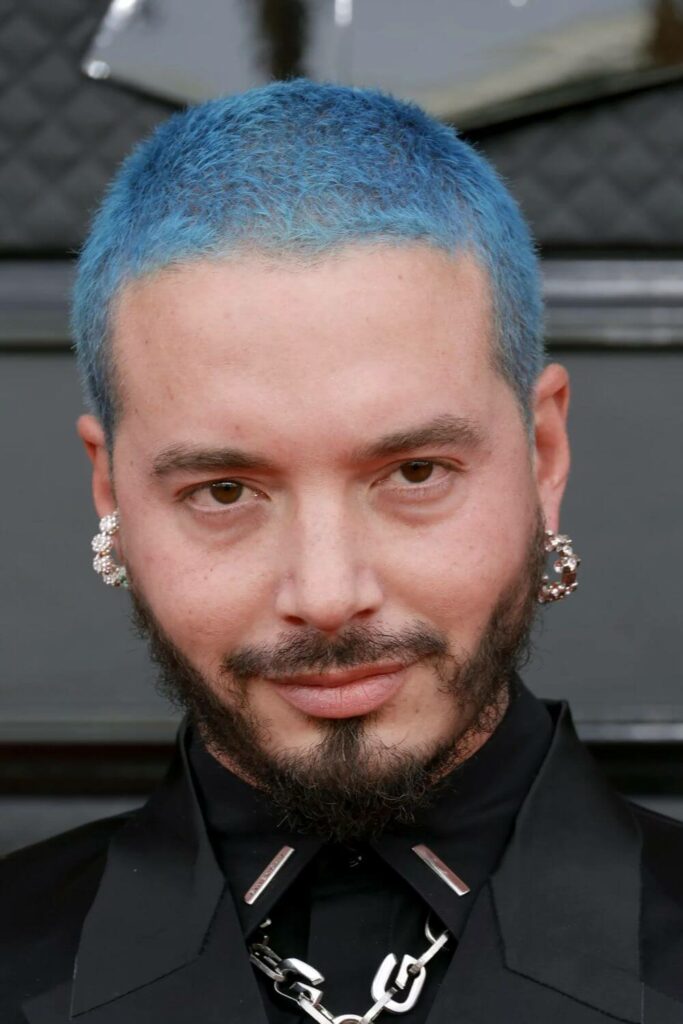 blue hair