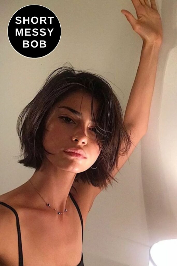 Short Messy Bob