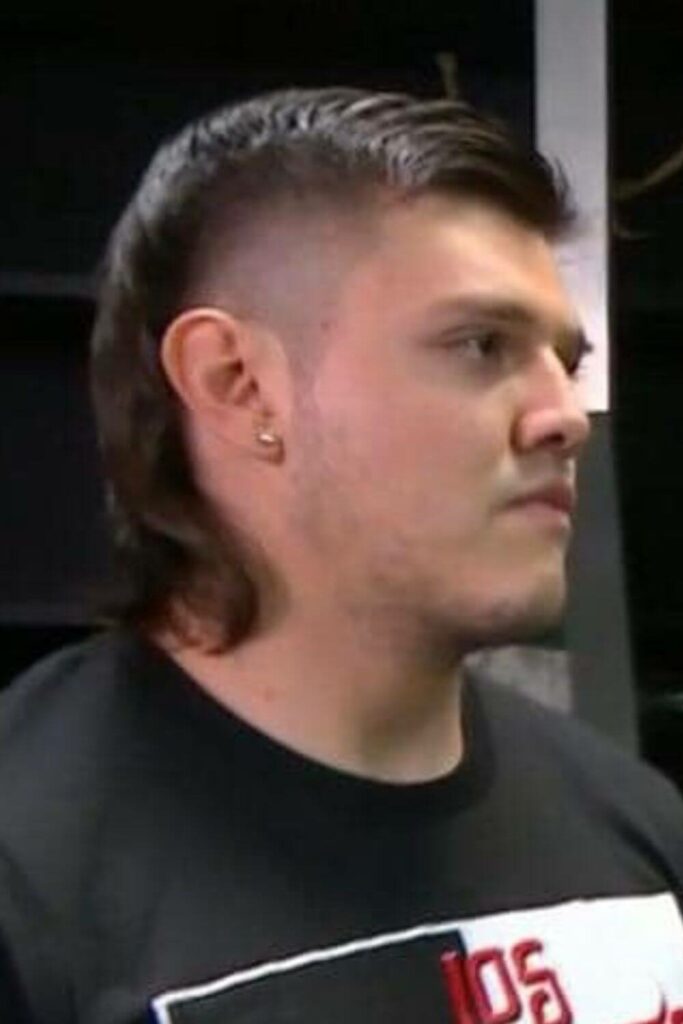 Dominik Mysterio Mullet Side View