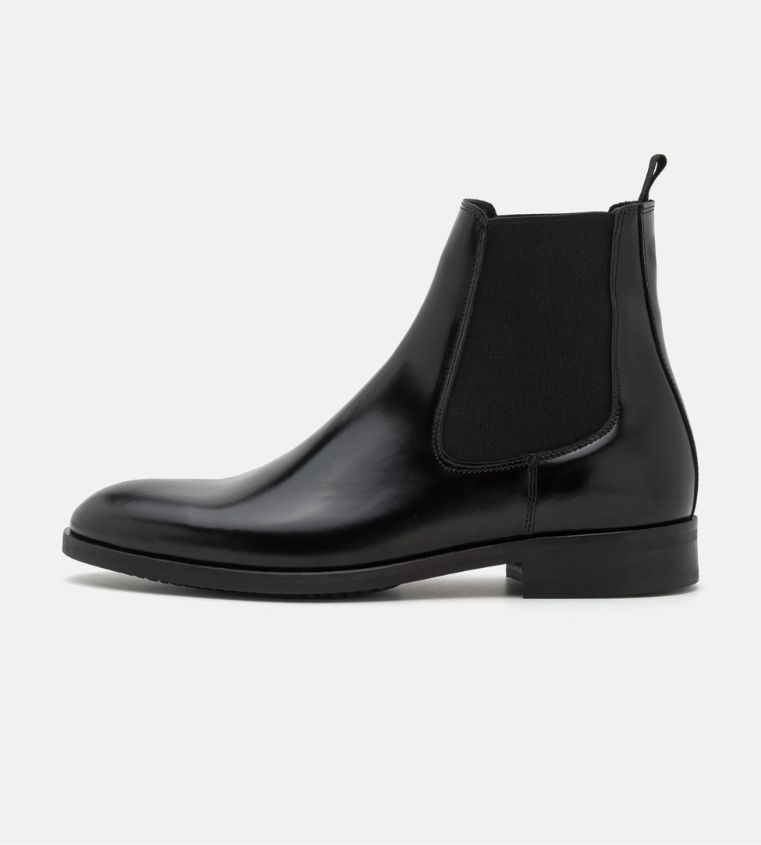 Jack & Jones Leather Chelsea Boots