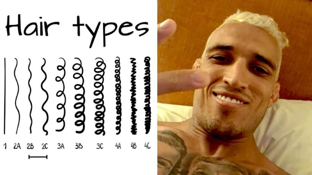 Charles Oliveira Hair Type