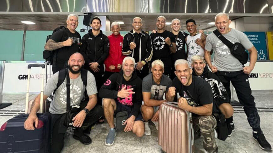 blonde hair with team
