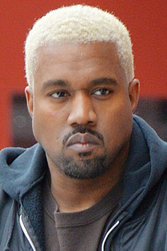 blonde dyed hair