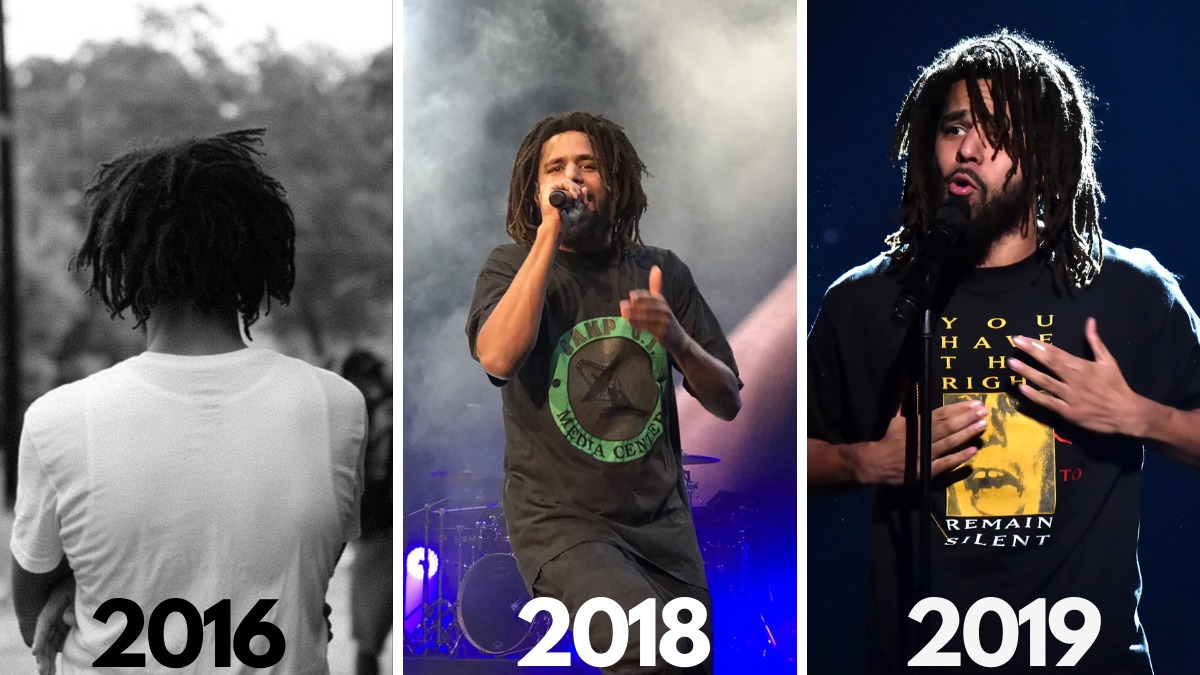 J cole dreads evolution