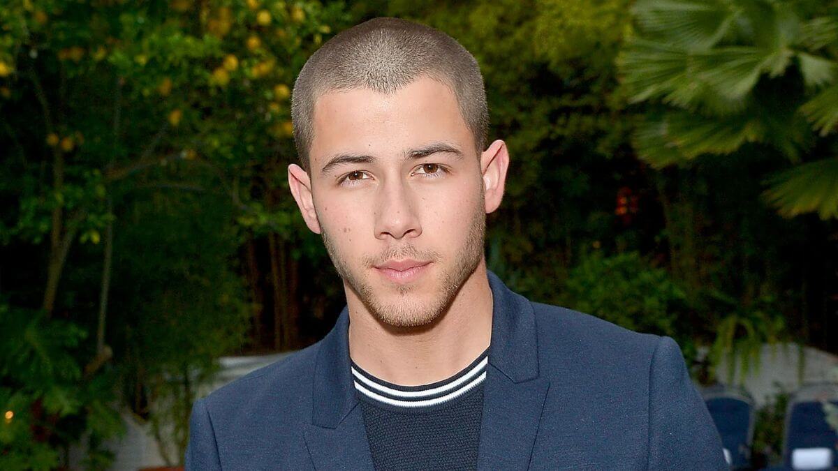 Nick Jonas buzz cut