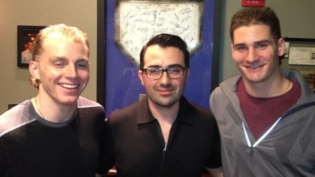 Patrick Kane and barber Carmelo Preiti