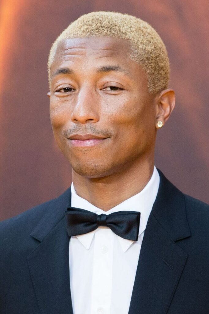 blonde buzz cut