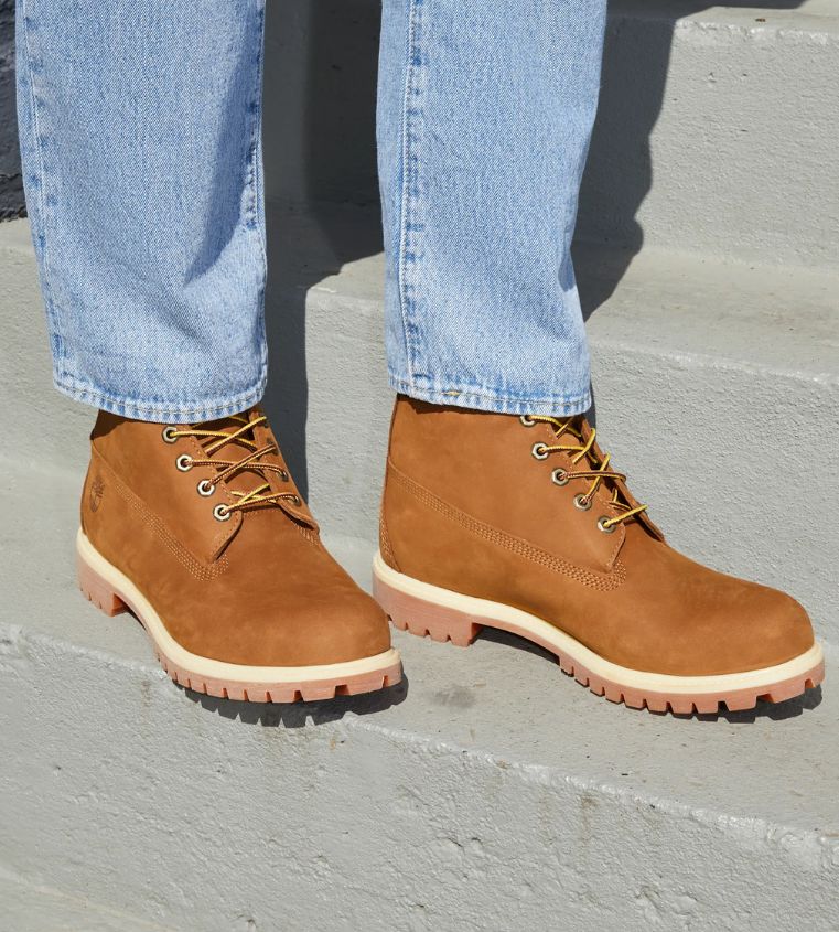 Rust Timberland  6" Premium Waterproof Boots