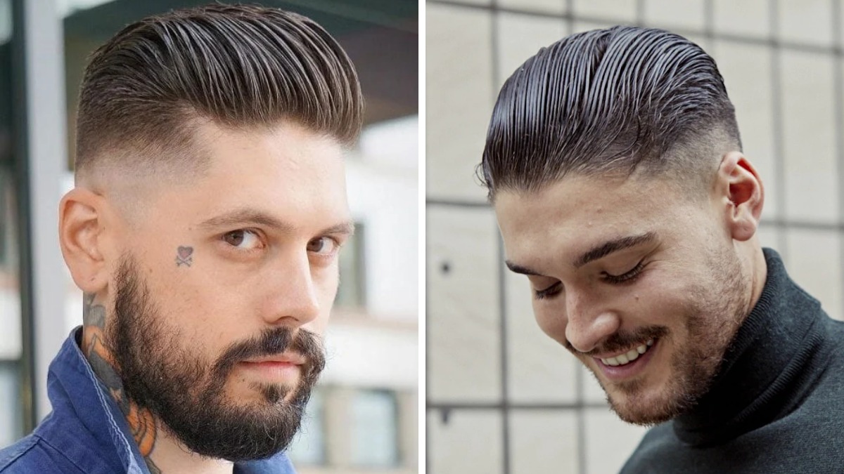Slick Back Hair