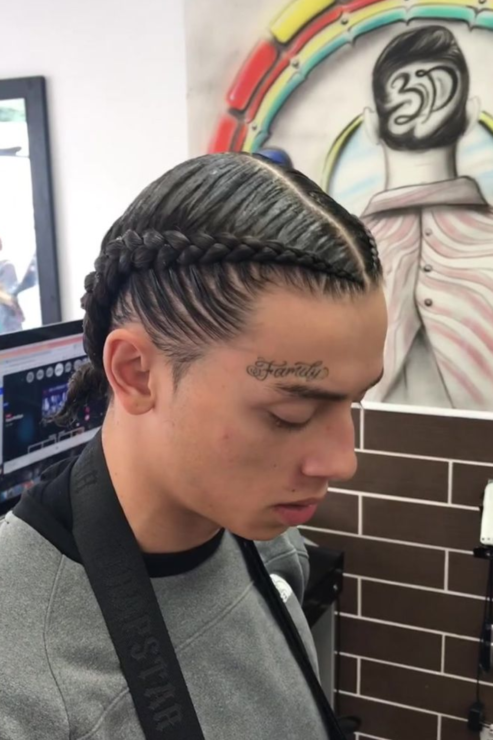2 big braids