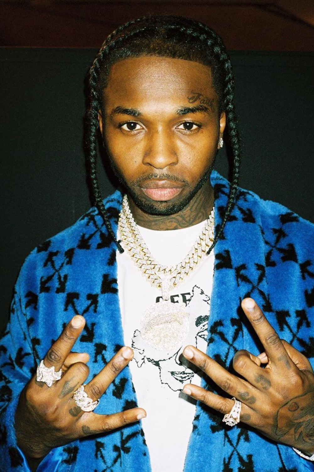 cornrows with side parting