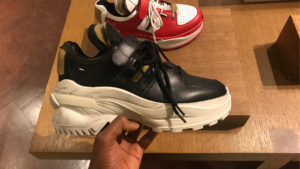 sneaker with big chunky sole