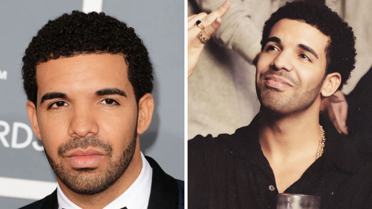 drake curly afro
