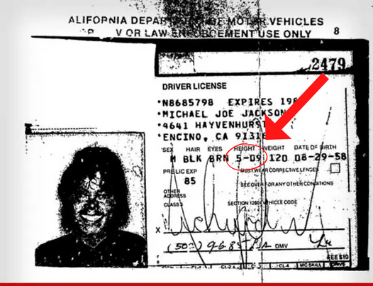 Driving License with Height Proof