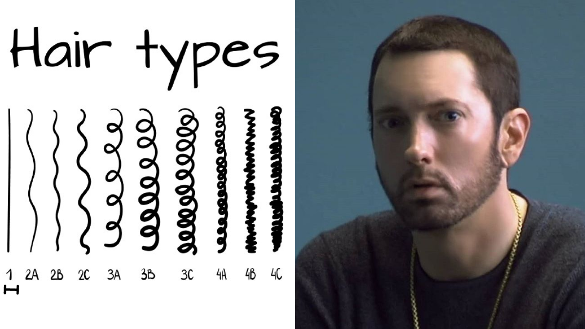 eminem hair type