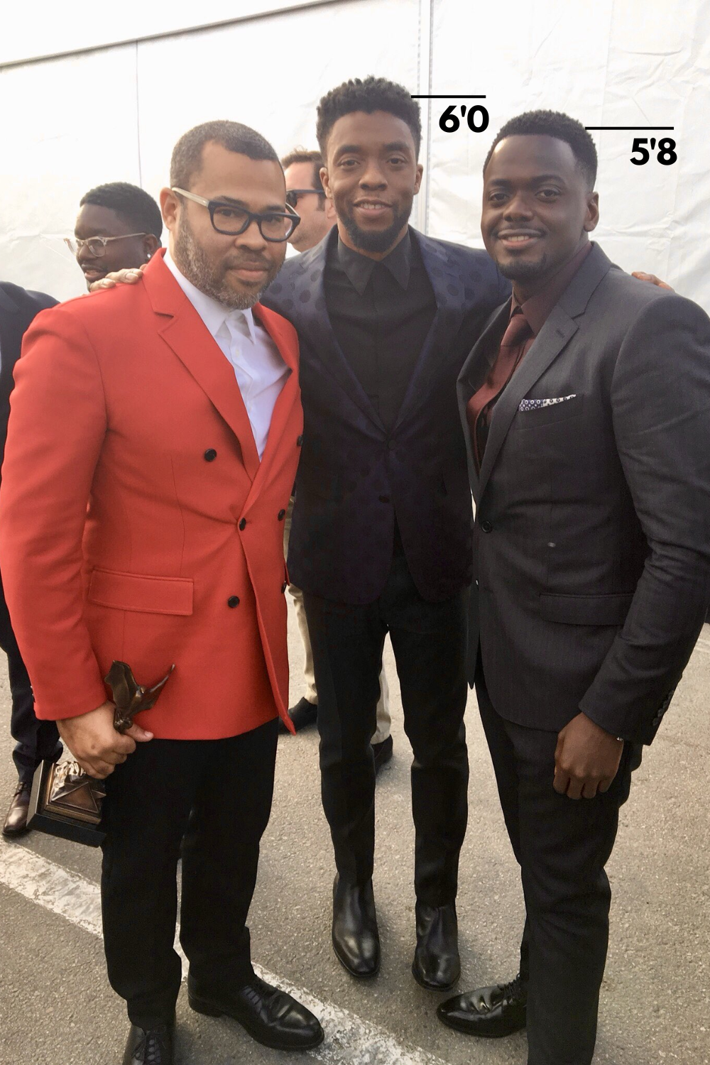 How tall is Daniel Kaluuya