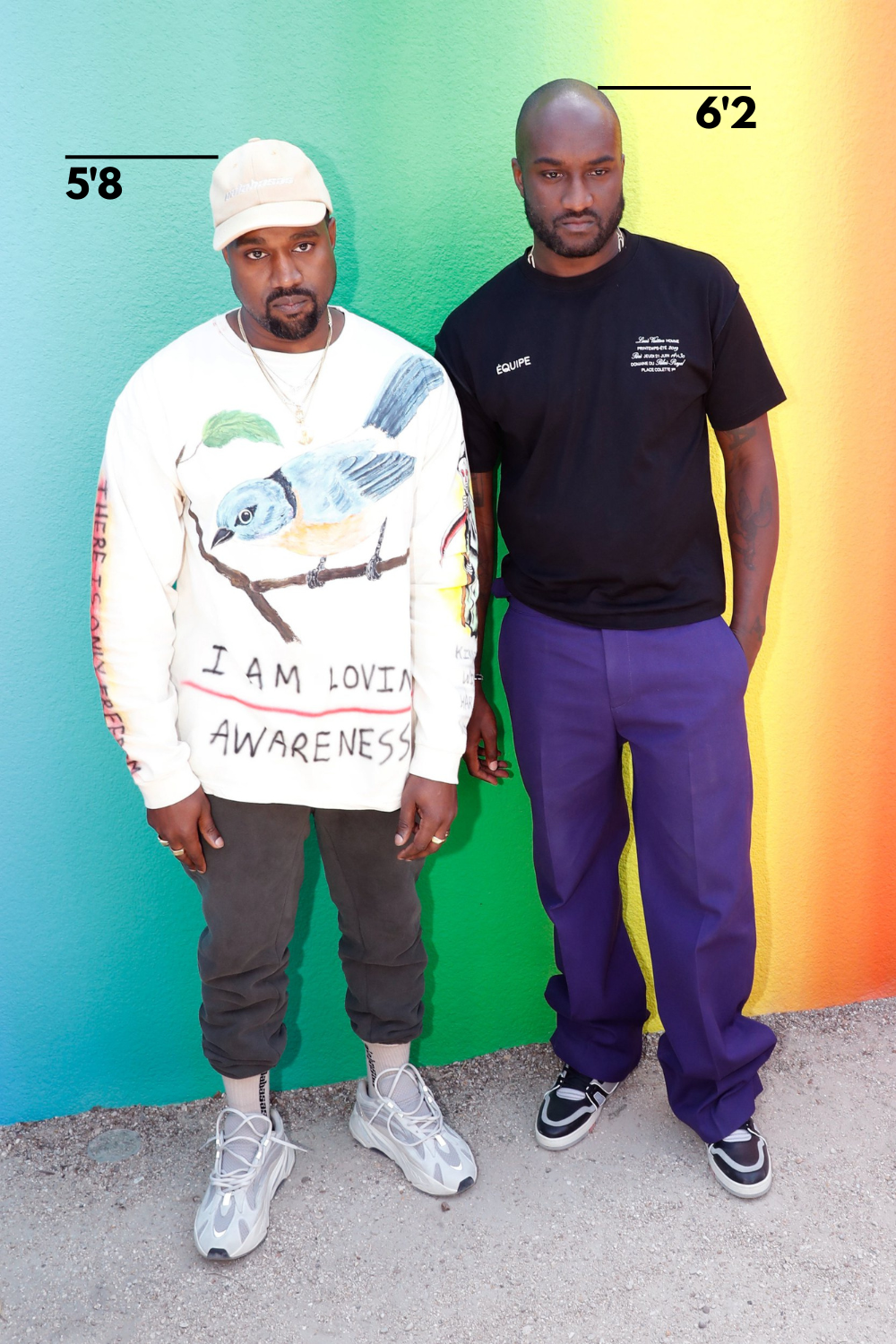 How tall is Virgil Abloh