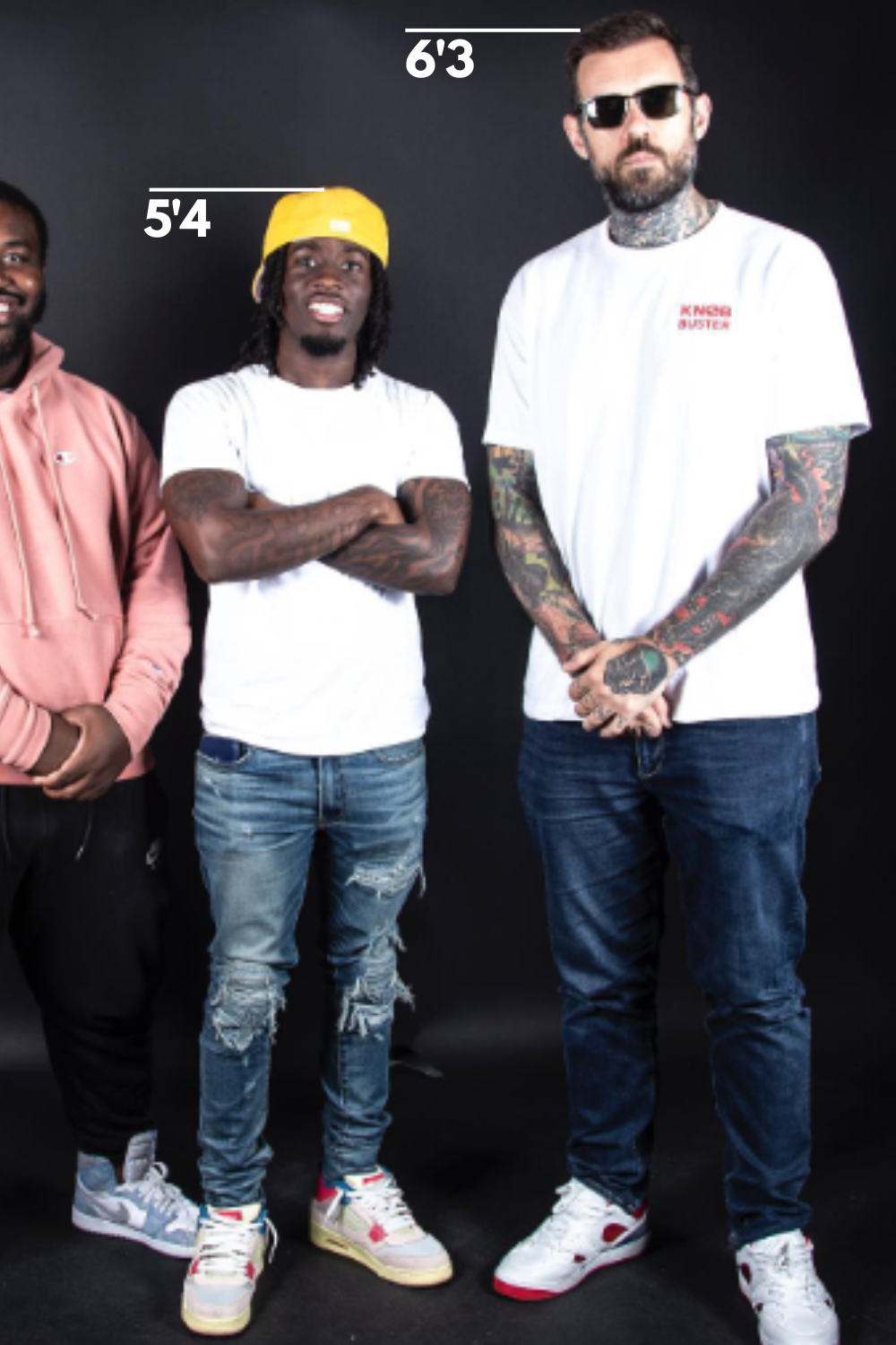 kai cenat height comparison