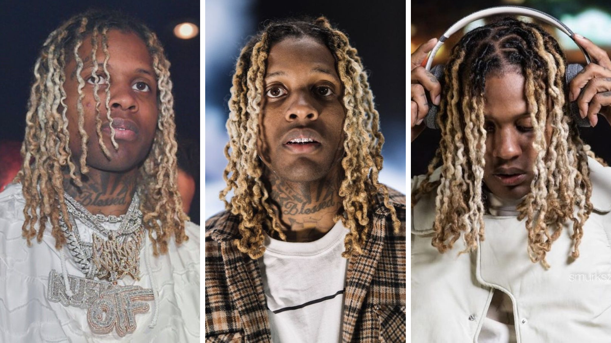 lil durk dreads in curls